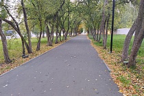 Фотофакт: в Ижевске опали первые осенние листья