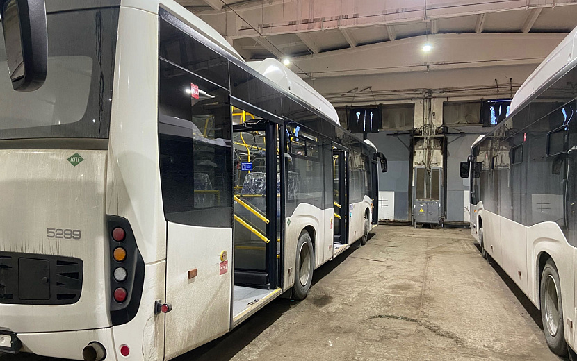 Семь новых автобусов уже появились в парке № 1 ИжГЭТ. Фото: Дмитрий Востриков
