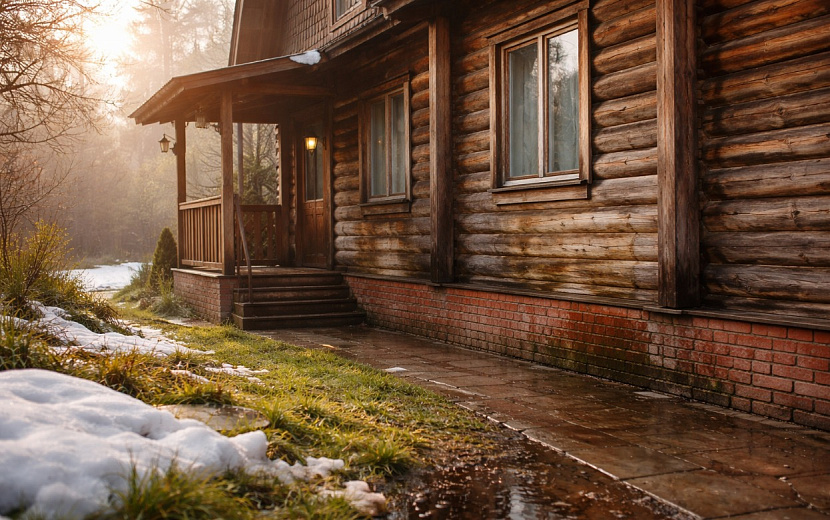 Очень важно весной – тщательно проверить дом на наличие сырости и подготовить его к дачному сезону. Фото: Chat GPT