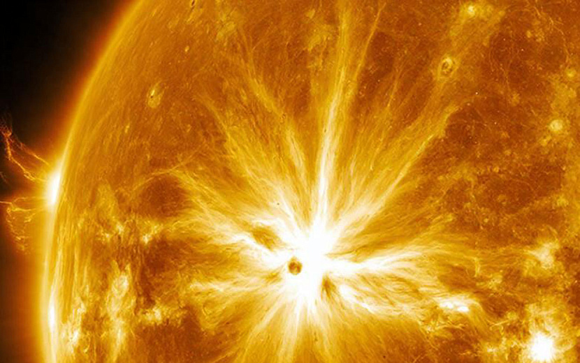 Неделя началась с магнитной бури. Фото: сгенерировано нейросетью