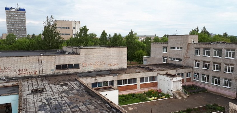 Ремонт крыши школы №59. Анастасия Захарова