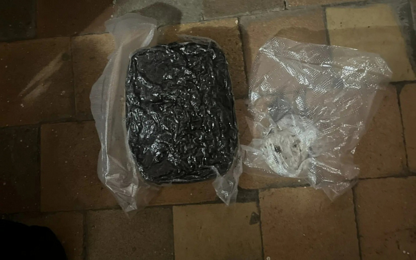 В автомобиле на улице Пушкинская в Ижевске обнаружили крупную партию наркотиков. Фото: МВД Удмуртии 