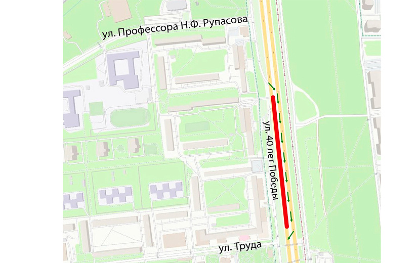 Схема закрытия участка дороги. Фото: администрация Ижевска