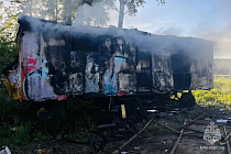 Дети устроили два пожара в Можге