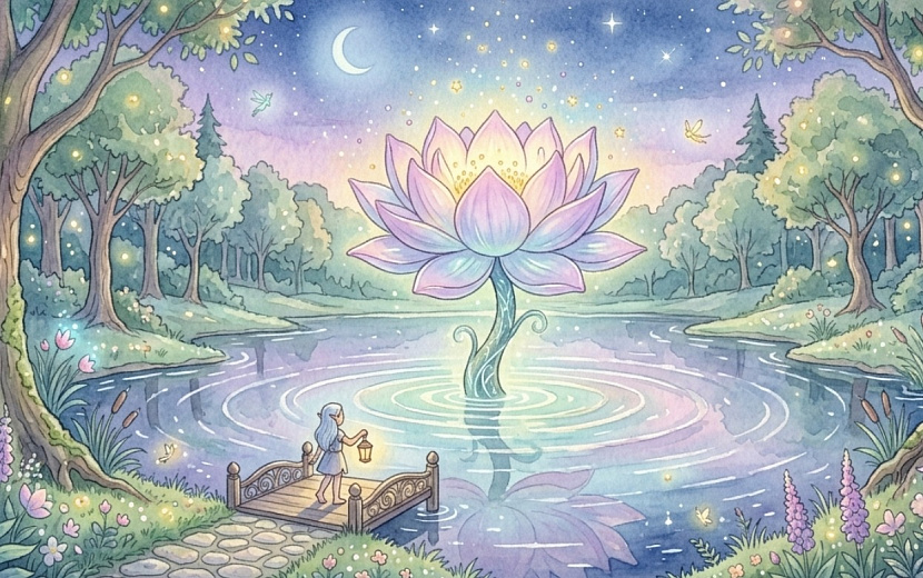 Что скажет таинственная Луна в эту ночь? Фото: Nano banana 2