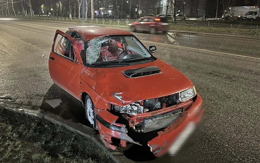 Погибший переходил дорогу на запрещающий сигнал светофора. Фото: Госавтоинспекция Удмуртии