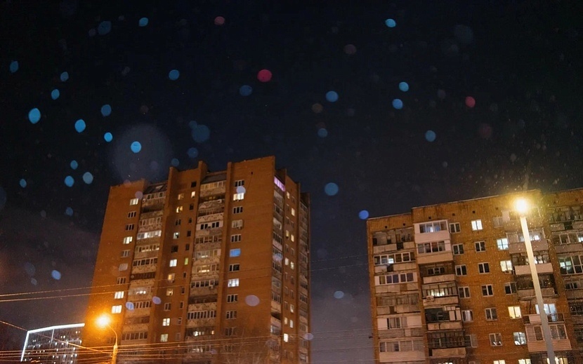 Метели сменили аномальное тепло в Ижевске. Фото: Мария Бакланова