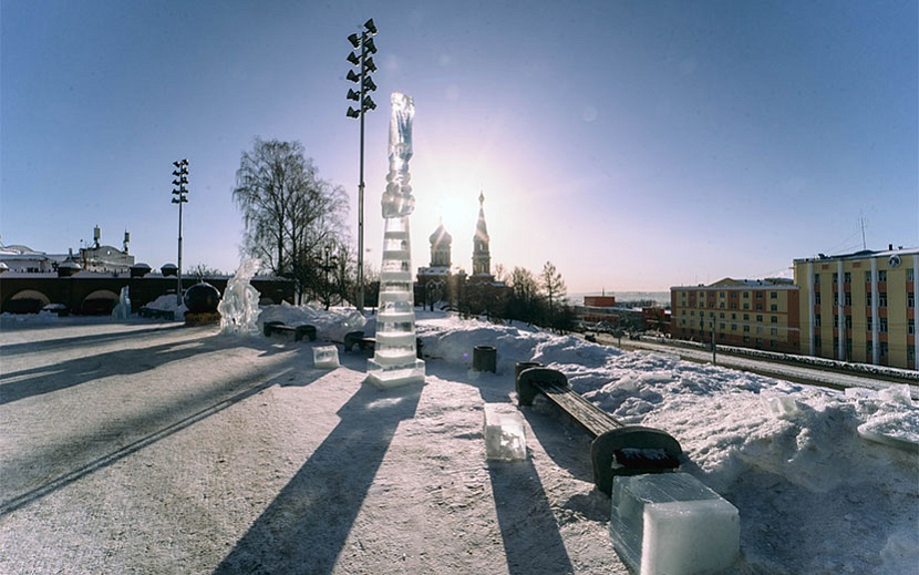 Зимний Ижевск. Фото: Мария Бакланова