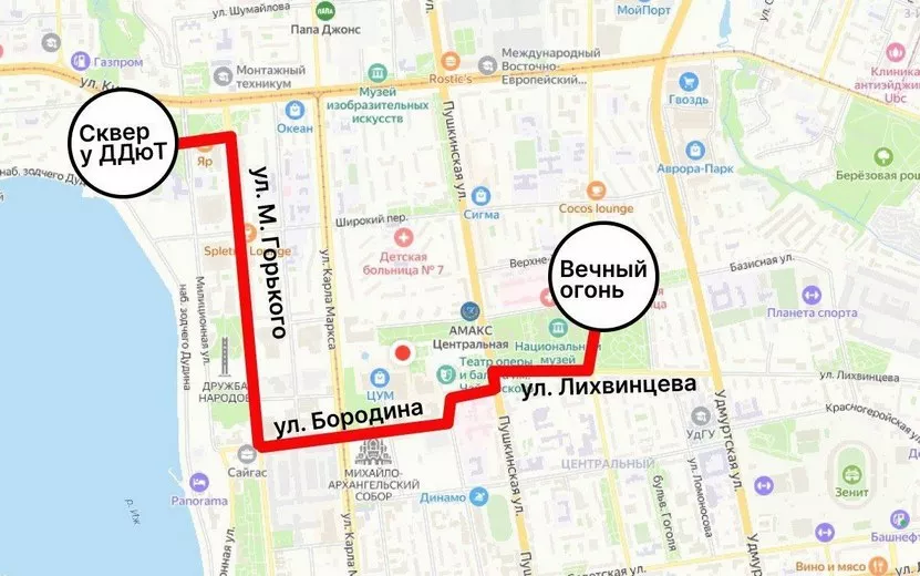 Несколько улиц перекроют в День ВДВ в Ижевске