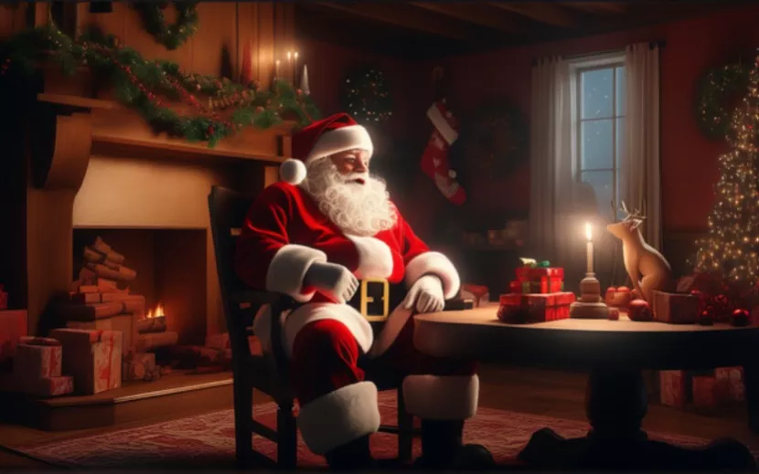 А вот так выглядит Дедушка Мороз