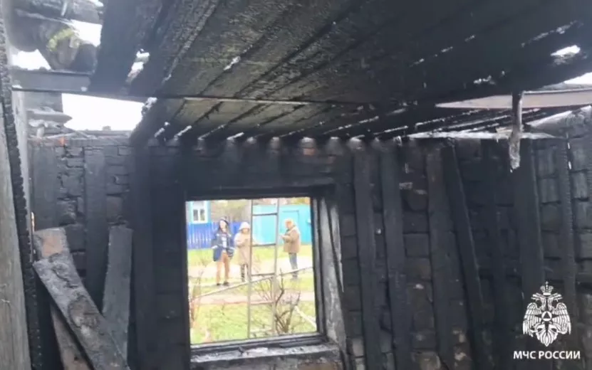 Два пожара одновременно произошли в одном из райцентров Удмуртии