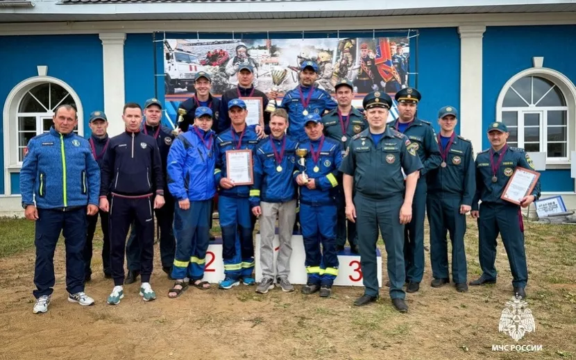 Соревнования по водно-спасательному многоборью. Фото: пресс-служба ГУ МЧС по Удмуртии