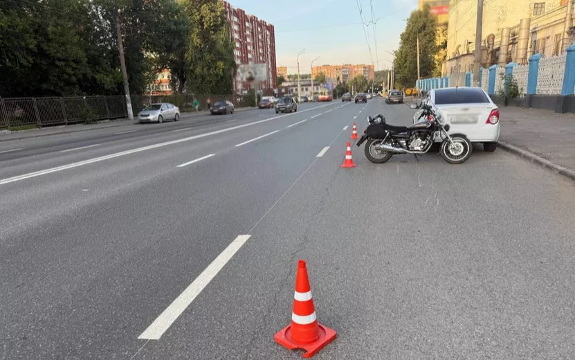 В Ижевске мотоциклист пострадал из-за ошибки автомобилистки