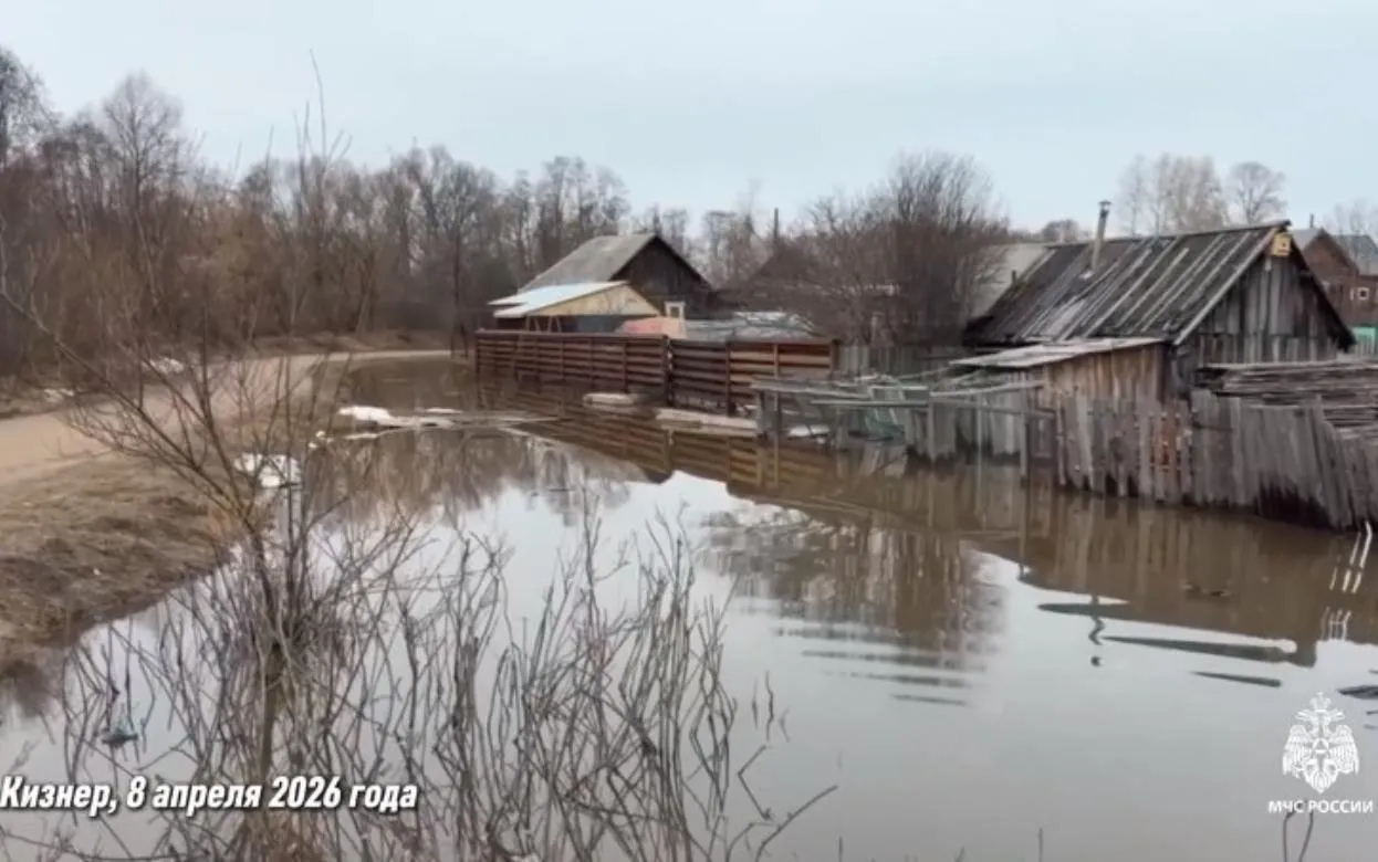 Число подтопленных придомовых территорий в Удмуртии выросло до 187