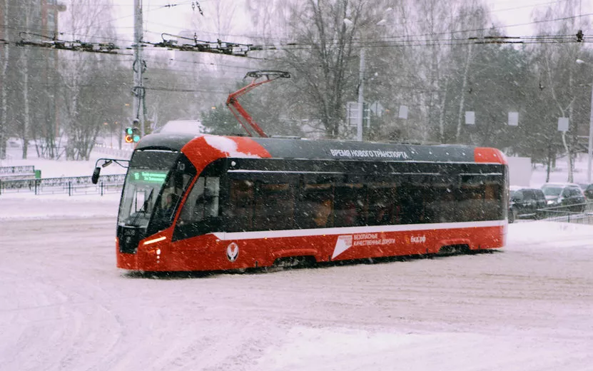 Движение трамваев на участке Халтурина – Ворошилова не откроют в Ижевске утром 18 марта