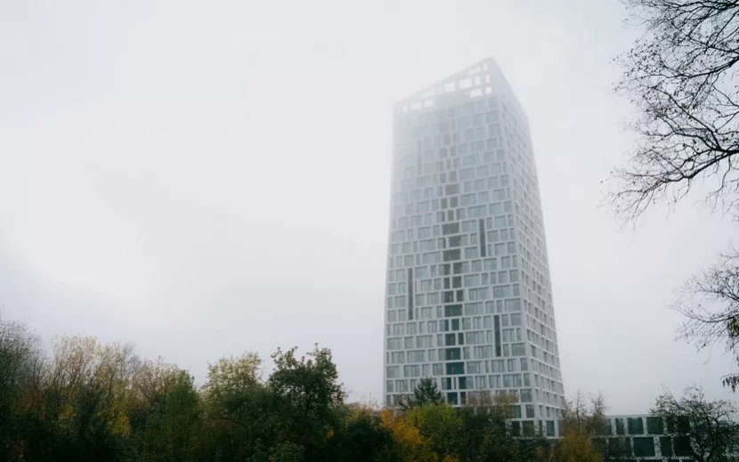 Фото утреннего тумана в Ижевске. Фото: Маша Бакланова