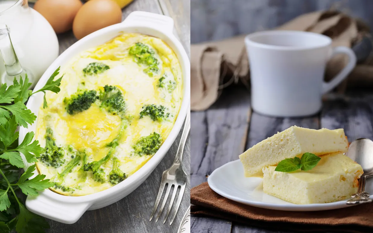 Тот самый омлет из школьной столовой: секрет пышной корочки и нежной середины без муки и соды