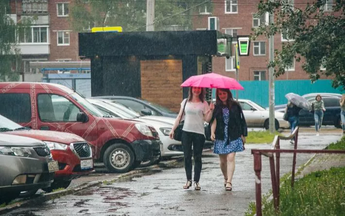 Четверть месячной нормы дождей выпало за сутки в Ижевске