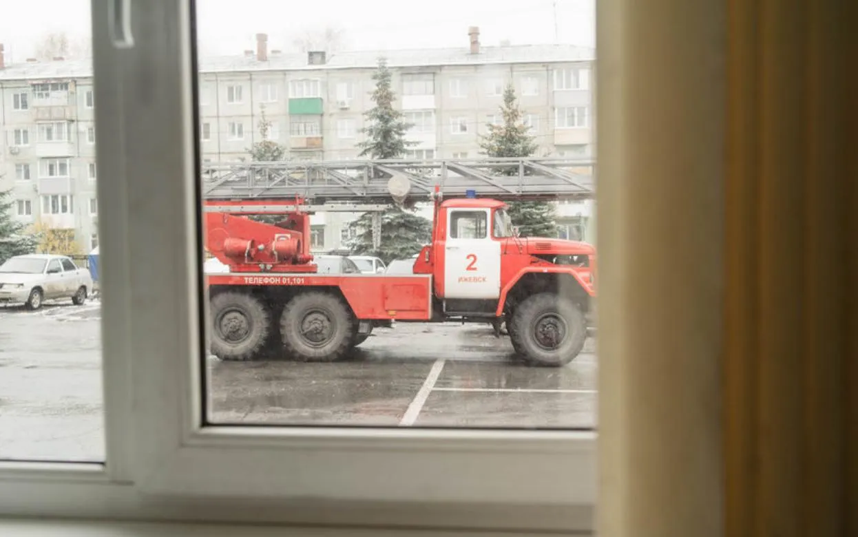Двое мужчин пострадали на пожаре под Ижевском
