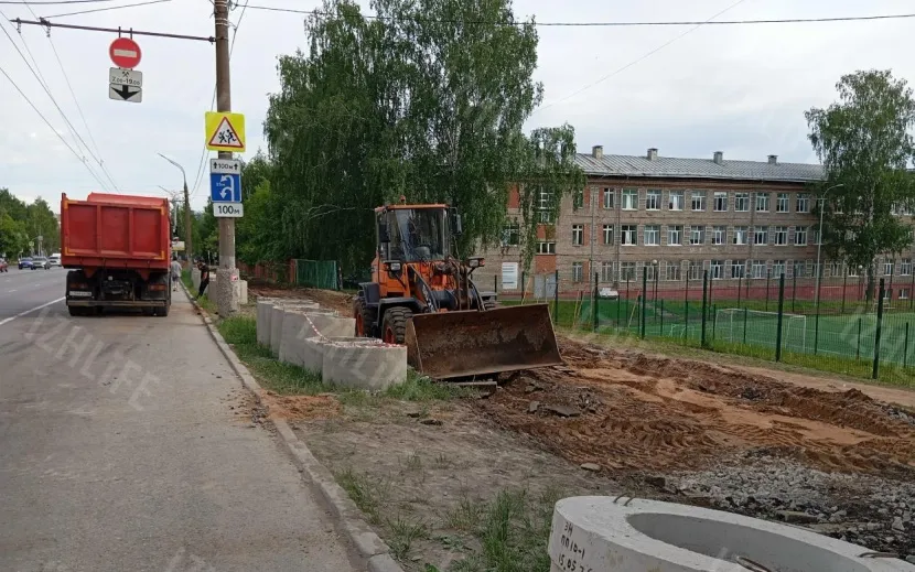 Работы по реконструкции и благоустройству на ул. Удмуртской в Ижевске. Фото: IZHLIFE