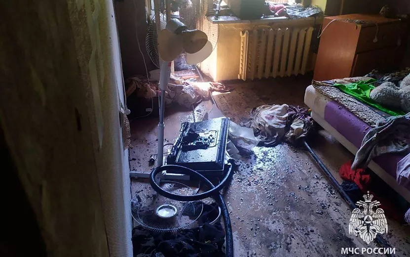 4-летний ребенок устроил пожар в квартире в Удмуртии