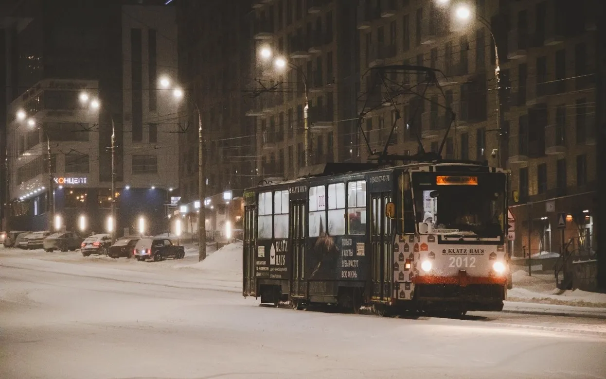 В Ижевске 10 марта остановили движение трамваев от магазина «Океан» до Сквера металлургов