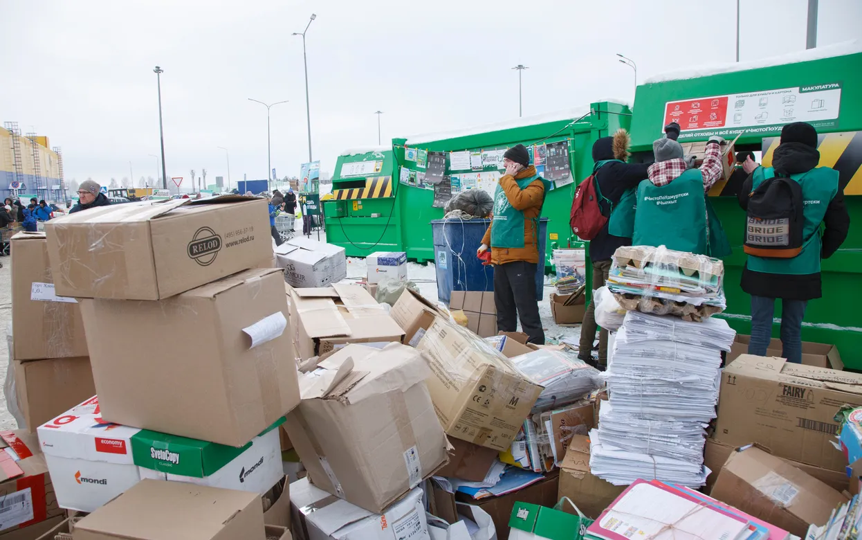 Удмуртия стала лидером по сбору макулатуры