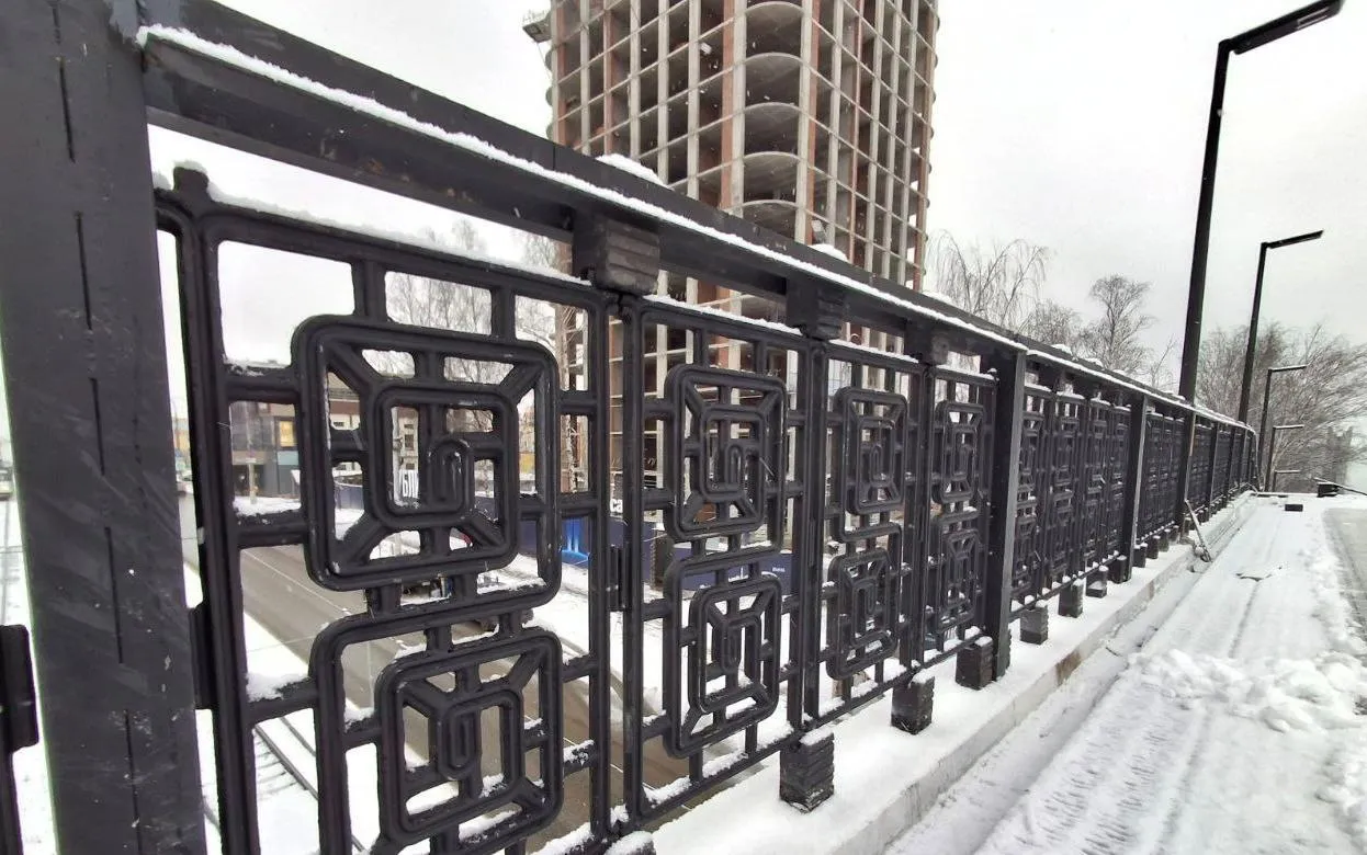 Пешеходный мост через ул. Карла Маркса в Ижевске откроют 31 декабря