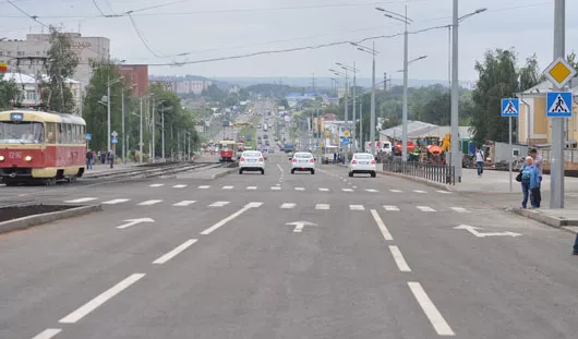 В Ижевске открыли для проезда улицу Карла Маркса