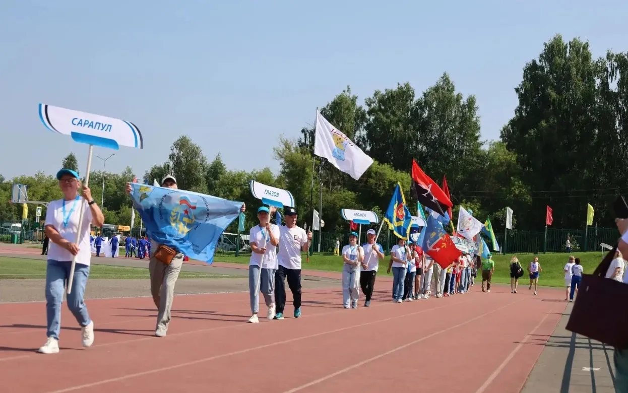 Команда из Глазова выиграла летнюю спартакиаду пенсионеров Удмуртии в Уве