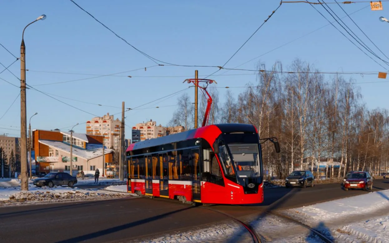 Трамваи не идут от Орджоникидзе до Центра в Ижевске