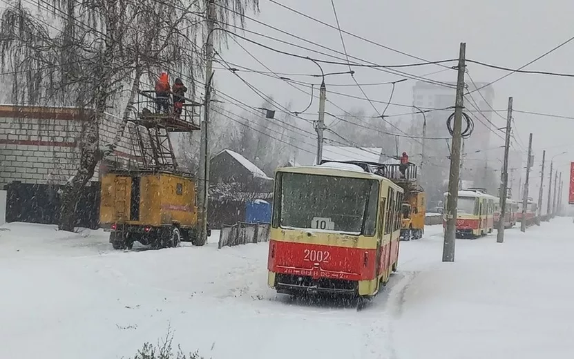 Движение трамваев в Ижевске восстановлено