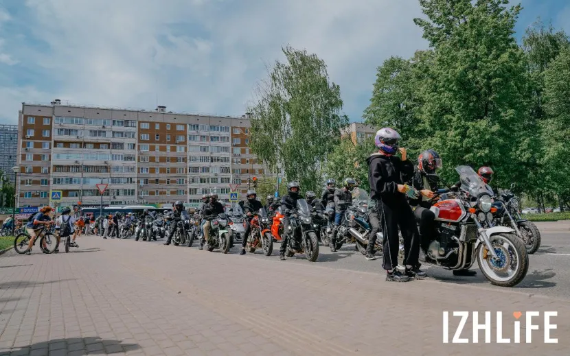 Мотосезон открыли в Ижевске. Фото: Маша Бакланова