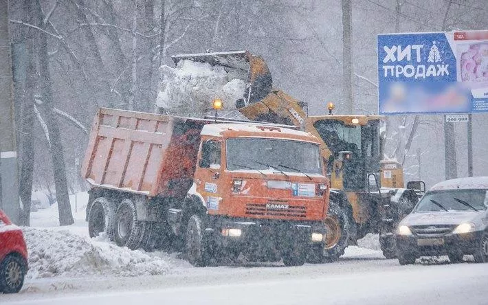 670 тыс. кубометров снега вывезли с улиц Ижевска