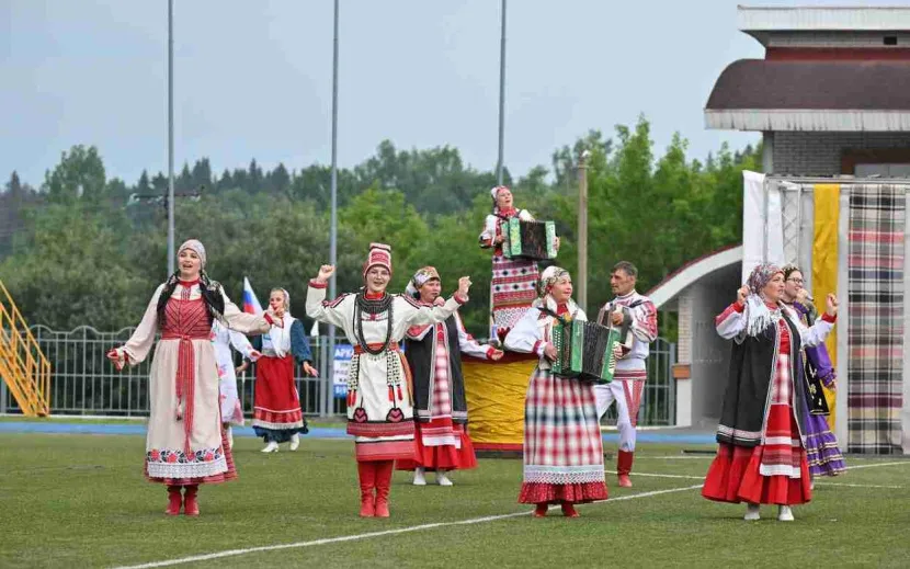 Юбилейные летние сельские спортивные игры открыли в Удмуртии. Фото: пресс-служба Главы и правительства Удмуртии