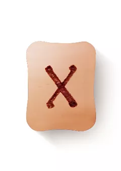 Гебо (ᚷ) - прямое положение