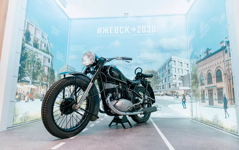 Мотоцикл «Иж» и беспилотник можно увидеть на стенде Удмуртии на выставке на ВДНХ
