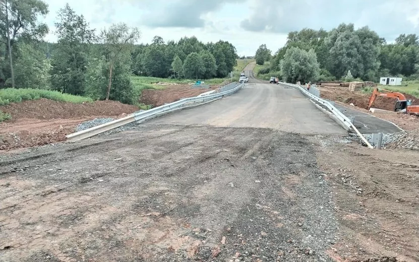 Движение по мосту через реку Утдядинка открыли в Удмуртии