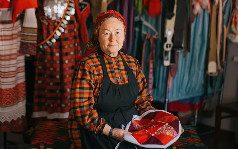 Владелица студии народной одежды в Малой Пурге шила наряды для бабушек из Бураново