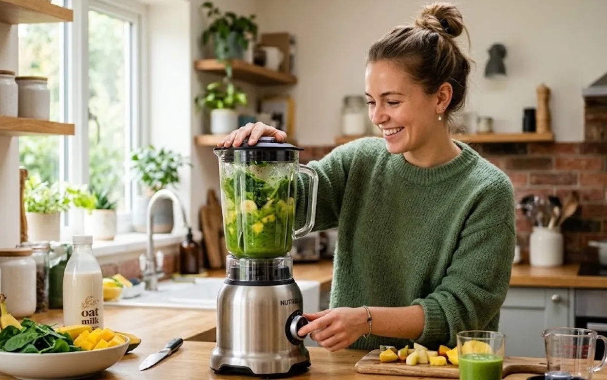Не хочется мыть блендер? Его можно быстро почистить всего за полминуты, не пачкая руки