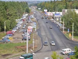 Славянское шоссе в Ижевске