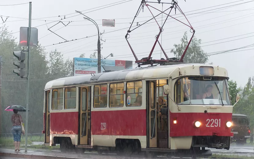 Трамваи не идут от Халтурина до Ворошилова в Ижевске