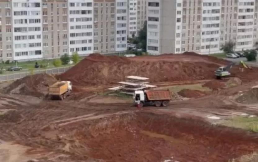 Начало строительства второй школы на Берша