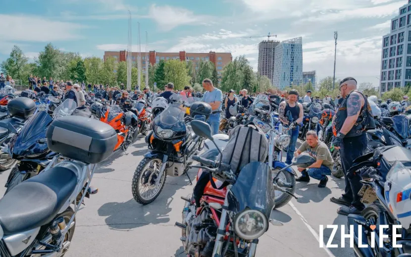 Мотосезон открыли в Ижевске. Фото: Маша Бакланова