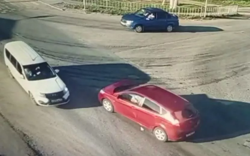ДТП с четырьмя авто в Уве 14 июля