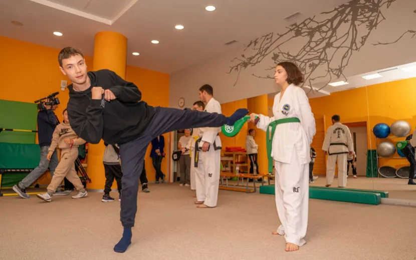 Дети из разных районов Удмуртии получили возможность попробовать себя в боевых единоборствах  Фото: Специальная Олимпиада: Удмуртская Республика.  