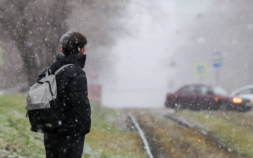 Жителей Удмуртии призвали быть осторожнее во время снегопада