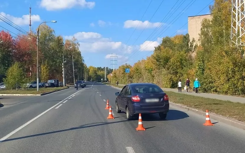 На пьяного пешехода в Ижевске наехала легковушка