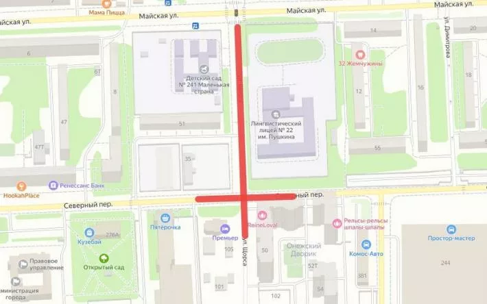 Перекресток Щорса – Северный закроют на неделю в Ижевске