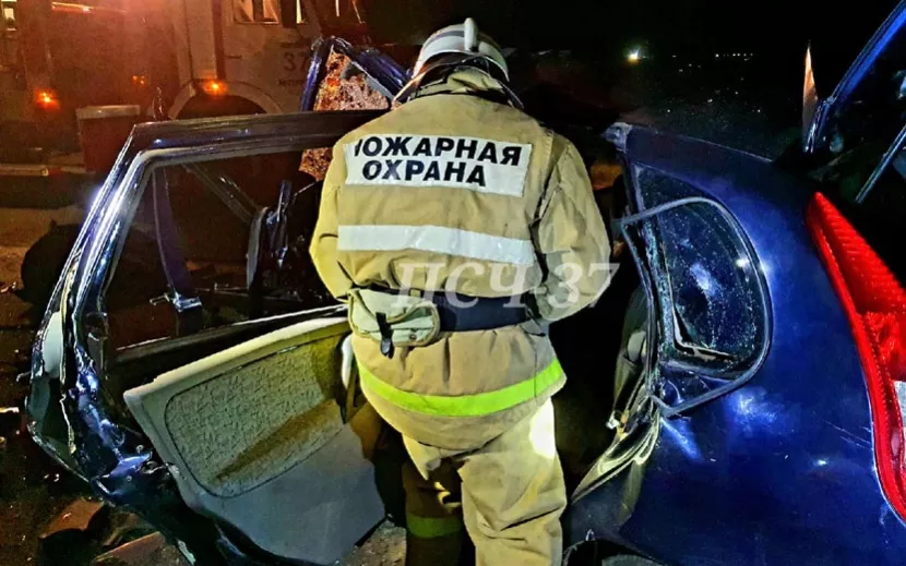 ДТП с участием легковушки и автобуса в Малопургинском районе